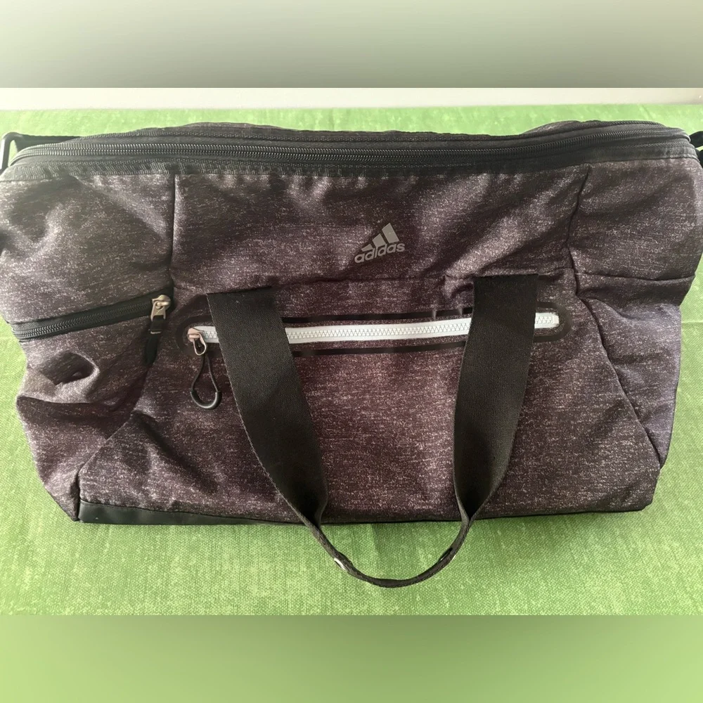 adidas Men’s Dark Heather Gym Duffel Bag